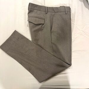 Kenneth Cole Reaction Brown Dress Pants - Slim Fit (31x30)